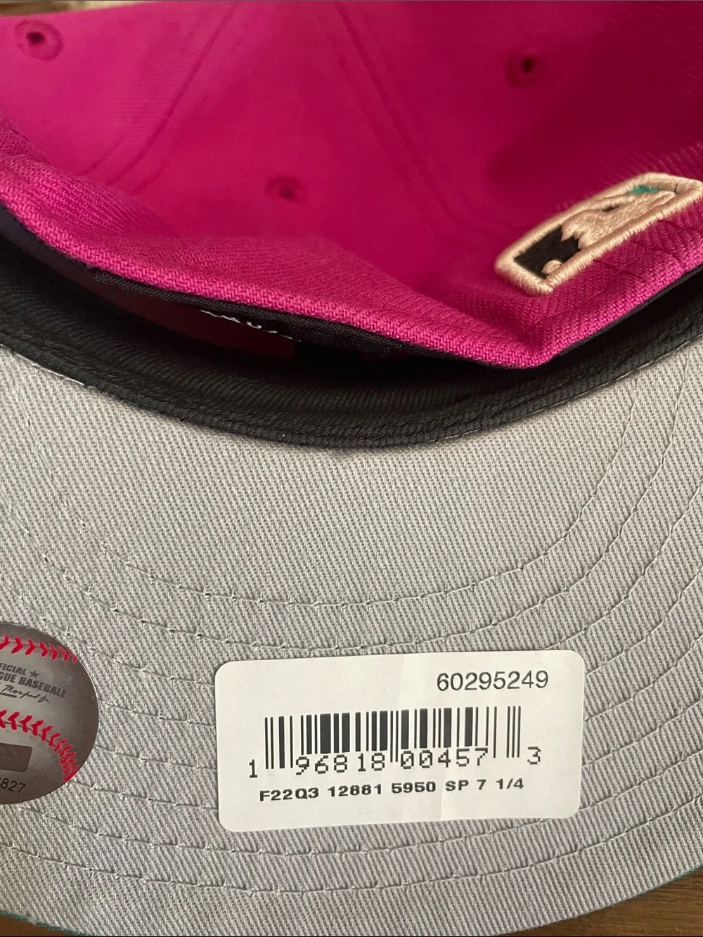 Atlanta Braves New Era Pink/Green Passion Forest 59FIFTY Fitted Hat 7-1/4